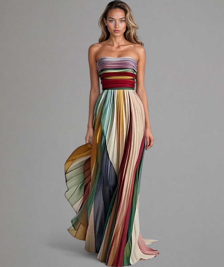 Nicolina™ - Effortless Strapless A-Line Dress