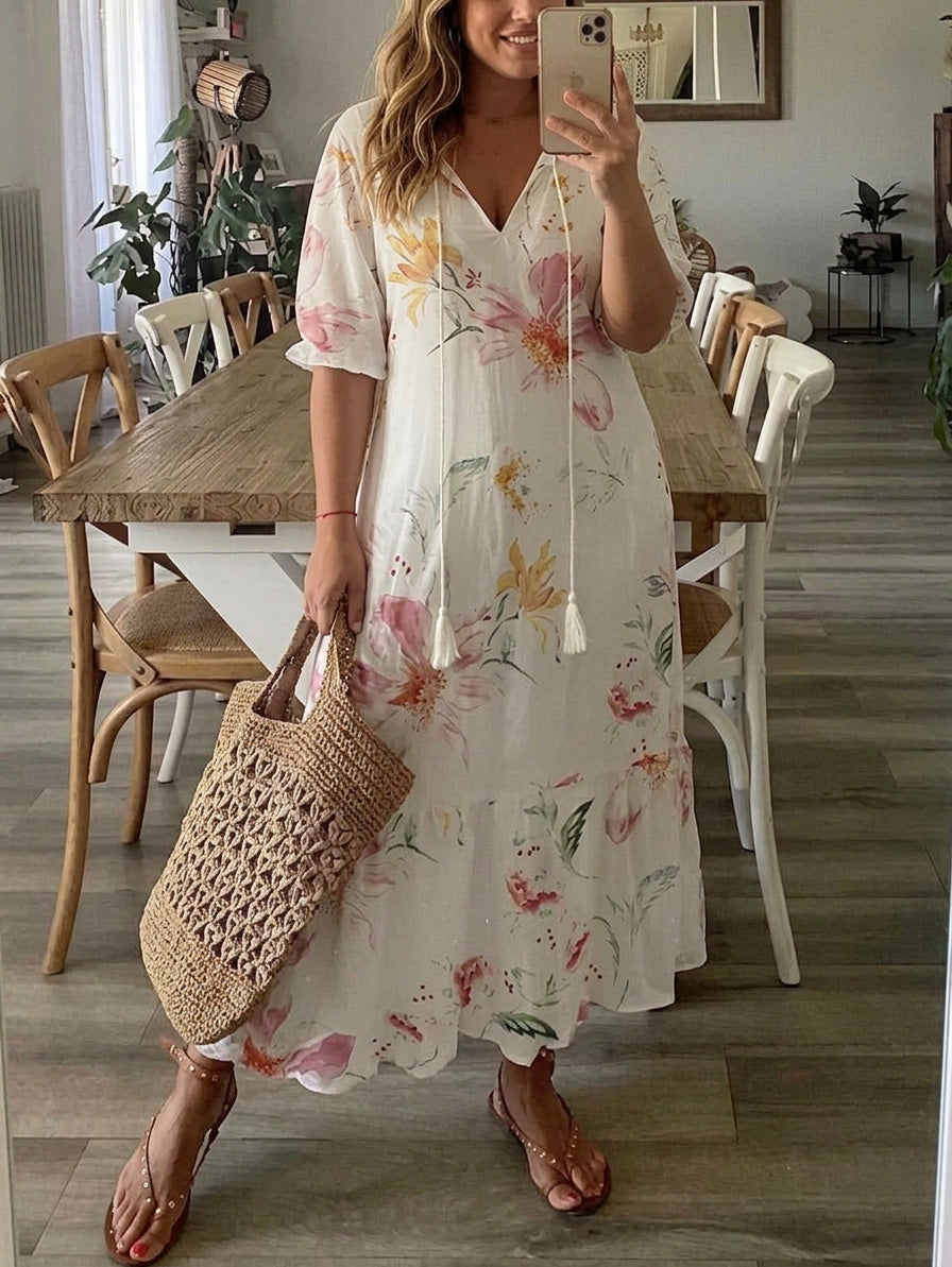 Rosalind – Flowy Boho Maxi Dress with a Comfortable Fit