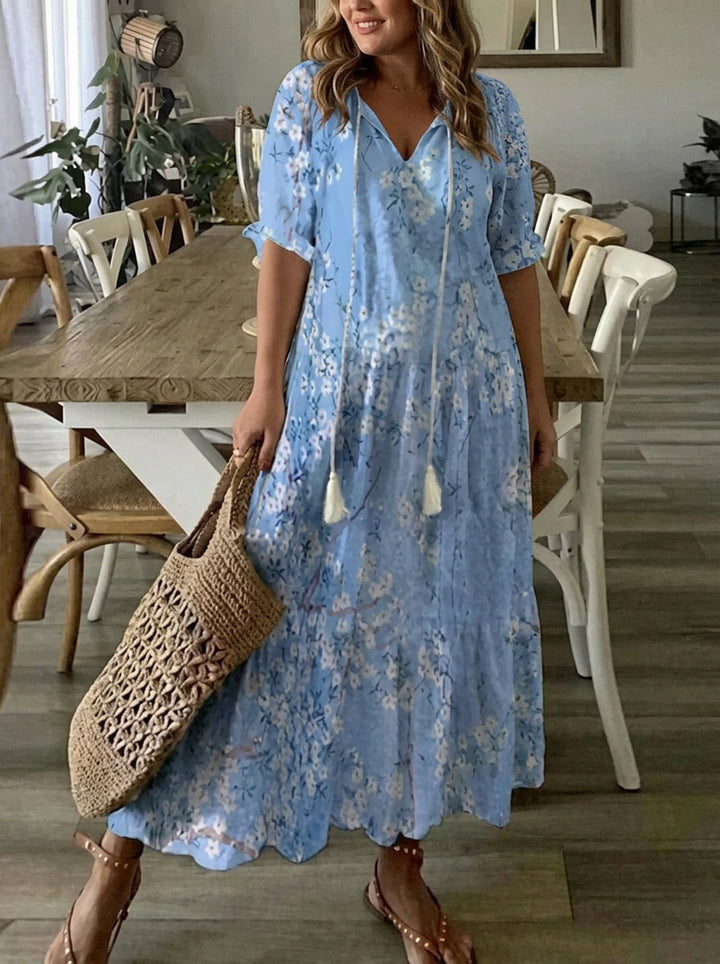 Rosalind – Flowy Boho Maxi Dress with a Comfortable Fit